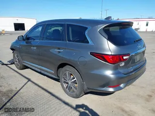 2019 Infiniti QX60 PURE with VIN 5N1DL0MM2KC514743, listed as a IAAI auction lot 41600018 with 65,581 mi miles. Bid and sale history available at carsss.com. Image 3.