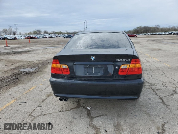 2003 BMW 3 Series 325xi with VIN WBAEU334X3PM56980, listed as a Copart auction lot 51082745 with 159,044 mi miles and Salvage Title. Bid and sale history available at carsss.com. Image 6.