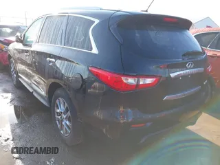 2014 Infiniti QX60 with VIN 5N1AL0MM1EC530830, listed as a IAAI auction lot 41872437 with 152,529 mi miles and . Bid and sale history available at DreamBid. Image 3.
