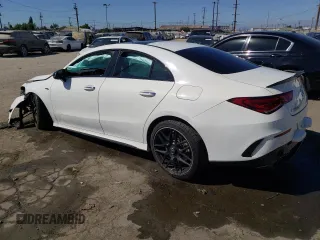 2021 Mercedes-Benz CLA 45 AMG with VIN W1K5J5DB0MN180056, listed as a Copart auction lot 68569534 with Not Provided miles and Salvage Title. Bid and sale history available at DreamBid. Image 2.