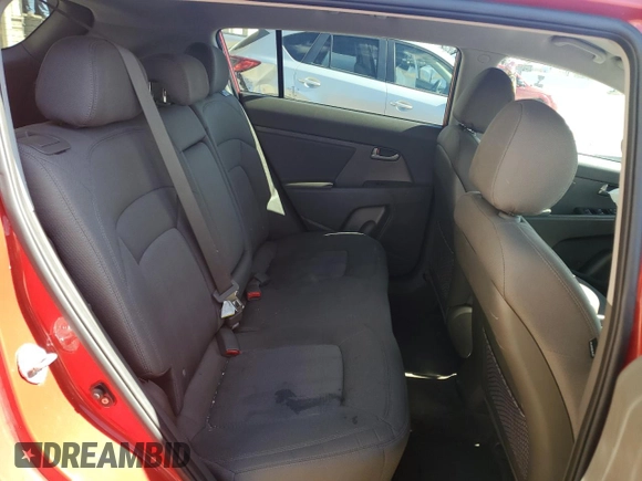 2011 Kia Sportage LX with VIN KNDPBCA27B7115456, listed as a Copart auction lot 50258315 with 142,153 mi miles and Salvage title. Bid and sale history available at DreamBid. Image 12.