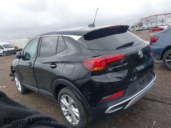 2023 Buick Encore GX Preferred with VIN KL4MMCSL8PB060549, listed as a IAAI auction lot 40828062 with 19,477 mi miles and . Bid and sale history available at DreamBid. Image 3.