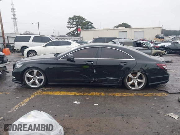 2012 Mercedes-Benz CLS 550 with VIN WDDLJ7DB8CA012657, listed as a IAAI auction lot 41235586 with 157,760 mi miles and . Bid and sale history available at DreamBid. Image 13.