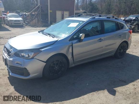 2022 Subaru Impreza Premium with VIN 4S3GTAD63N3724104, listed as a IAAI auction lot 42109651 with 22,534 mi miles and . Bid and sale history available at DreamBid. Image 2.