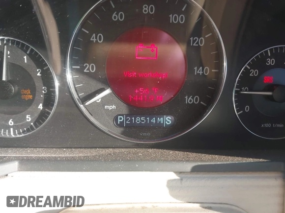 2004 Mercedes-Benz E 320 with VIN WDBUF65J14A406498, listed as a IAAI auction lot 41770209 with 218,514 mi miles and . Bid and sale history available at carsss.com. Image 15.