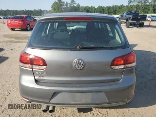 2011 Volkswagen Golf with VIN WVWDA7AJ1BW261006, listed as a Copart auction lot 56960695 with Not provided miles and Salvage title. Bid and sale history available at DreamBid. Image 6.