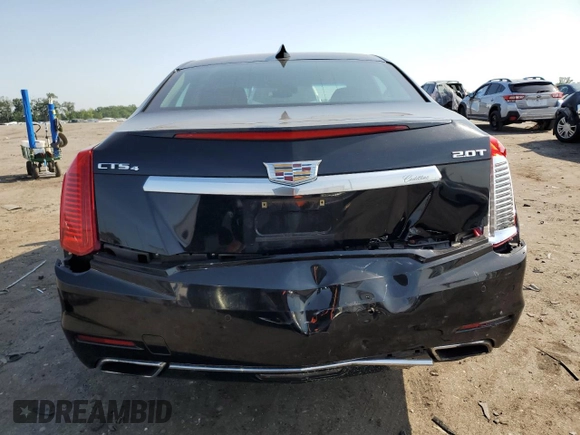 2016 Cadillac CTS Luxury Collection AWD with VIN 1G6AX5SX5G0196389, listed as a Copart auction lot 62308025 with 86,198 mi miles and Salvage title. Bid and sale history available at DreamBid. Image 6.