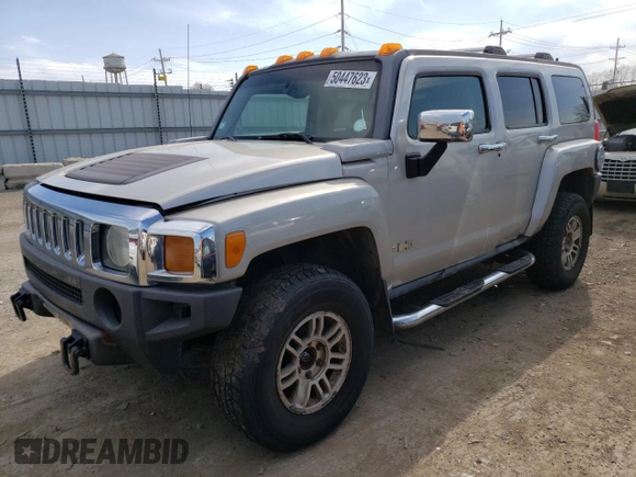 2006 Hummer H3 with VIN 5GTDN136268180769, listed as a Copart auction lot 50447623 with 249,727 mi miles and Non Repairable. Bid and sale history available at carsss.com. Image 1.