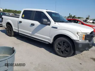 2018 Ford F-150 XL with VIN 1FTFW1E58JFA47293, listed as a Copart auction lot 53405735 with 201,840 mi miles and Clean Title. Bid and sale history available at carsss.com. Image 4.