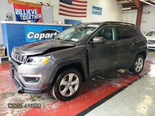2018 Jeep Compass Altitude with VIN 3C4NJDBB9JT457242, listed as a Copart auction lot 60886385 with 143,467 mi miles and Salvage title. Bid and sale history available at DreamBid. Image 1.