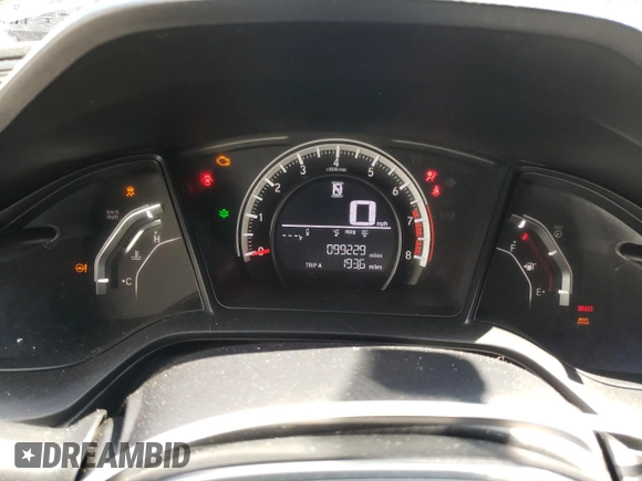 2018 Honda Civic LX with VIN 19XFC2F55JE204852, listed as a Copart auction lot 49540485 with 99,229 mi miles and Salvage Title. Bid and sale history available at DreamBid. Image 9.