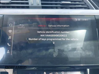 2019 Audi e-tron Prestige with VIN WA1VAAGE6KB020622, listed as a IAAI auction lot 41830236 with 32,835 mi miles and . Bid and sale history available at DreamBid. Image 18.