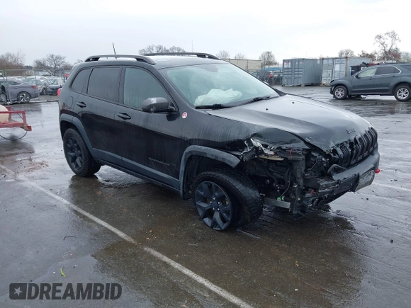 2016 Jeep Cherokee Trailhawk with VIN 1C4PJMBS5GW304062, listed as a IAAI auction lot 41756813 with 112,671 mi miles. Bid and sale history available at carsss.com. Image 1.