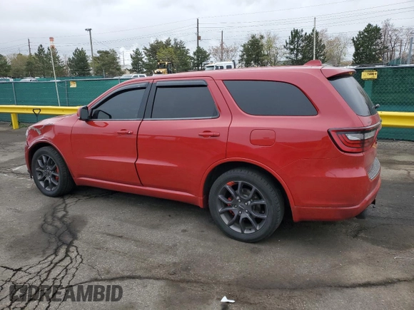 2016 Dodge Durango R/T с VIN 1C4SDJCT1GC477487, выставлен на аукционе Copart как лот 53874955 с пробегом 109 052 миль миль и Списание • Salvage title. История ставок и продаж доступна на DreamBid. Изображение 2.
