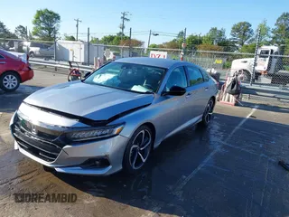 2021 Honda Accord Sport SE z VIN 1HGCV1F48MA049169, wystawiony jako IAAI lot #41995518 z przebiegiem 15 980 mil mil oraz . Historia ofert i sprzedaży dostępna na DreamBid. Obrazek 2.