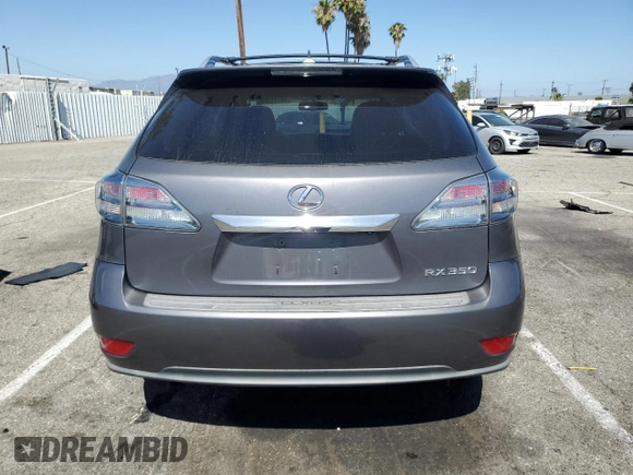 2012 Lexus RX 350 with VIN 2T2ZK1BA2CC075592, listed as a Copart auction lot 60751505 with 150,868 mi miles and Salvage title. Bid and sale history available at DreamBid. Image 6.