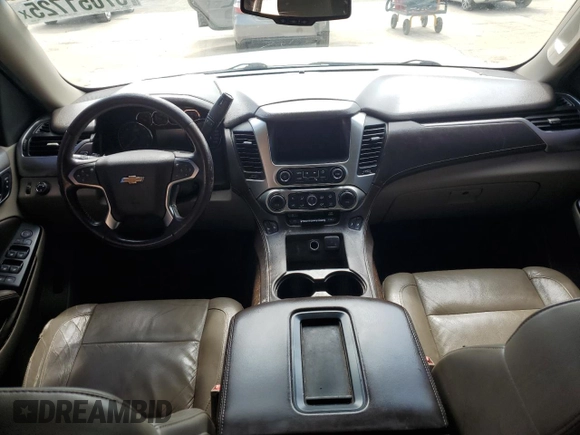 2015 Chevrolet Suburban LT with VIN 1GNSCJKC9FR541167, listed as a Copart auction lot 57051725 with Not provided miles and Salvage title. Bid and sale history available at DreamBid. Image 8.
