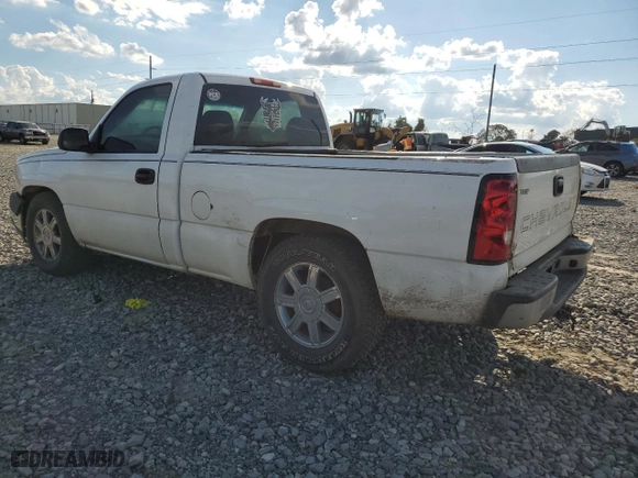 2007 Chevrolet Silverado 1500 Classic Work Truck with VIN 1GCEC14XX7Z187585, listed as a Copart auction lot 74381184 with 147,657 mi miles and Salvage Title. Bid and sale history available at carsss.com. Image 2.