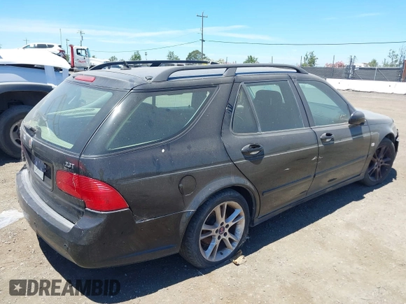 2008 Saab 9-5 with VIN YS3ED59G783512400, listed as a IAAI auction lot 39515457 with 157,785 mi miles. Bid and sale history available at carsss.com. Image 4.