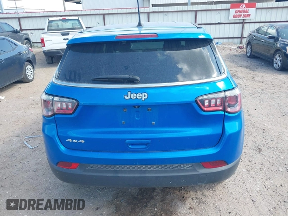 2023 Jeep Compass Sport with VIN 3C4NJDAN1PT509922, listed as a IAAI auction lot 42327048 with 26,598 mi miles and . Bid and sale history available at DreamBid. Image 16.