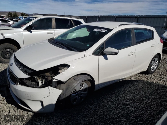 2018 Kia Forte LX with VIN KNAFK5A88J5772981, listed as a Copart auction lot 76985474 with 93,199 mi miles and Salvage Title. Bid and sale history available at carsss.com. Image 1.