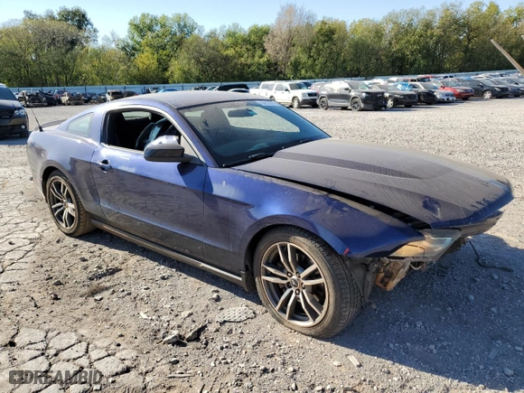 2012 Ford Mustang V6 Premium with VIN 1ZVBP8AM4C5250141, listed as a Copart auction lot 73611874 with 164,733 mi miles and Salvage Title. Bid and sale history available at carsss.com. Image 4.