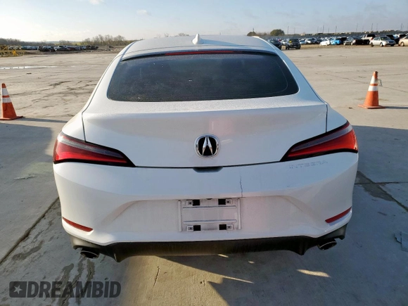 2025 Acura Integra with VIN 19UDE4H22SA001665, listed as a Copart auction lot 46702875 with 6,408 mi miles and Salvage Title. Bid and sale history available at DreamBid. Image 6.