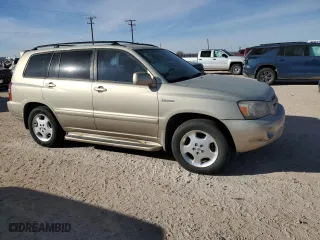 2005 Toyota Highlander with VIN JTEDP21A650067916, listed as a Copart auction lot 84592024 with 0 mi miles and Clean Title. Bid and sale history available at carsss.com. Image 1.