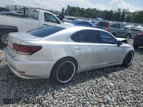 2007 Lexus LS 460 L with VIN JTHGL46F875020100, listed as a Copart auction lot 58948365 with Not provided miles and Salvage title. Bid and sale history available at DreamBid. Image 3.