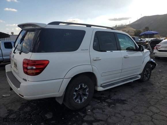 2004 Toyota Sequoia Limited with VIN 5TDZT38A94S234962, listed as a Copart auction lot 44201535 with 185,744 mi miles and Salvage Title. Bid and sale history available at carsss.com. Image 3.