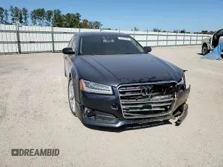 2016 Audi A8 L 4.0T Sport with VIN WAU43AFD2GN005588, listed as a Copart auction lot 76934794 with 133,813 mi miles and Salvage Title. Bid and sale history available at carsss.com. Image 10.