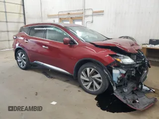 2019 Nissan Murano SL with VIN 5N1AZ2MS7KN114631, listed as a Copart auction lot 49160535 with 96,360 mi miles and Salvage Title. Bid and sale history available at DreamBid. Image 4.