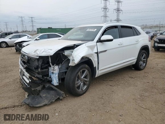 2024 Volkswagen Atlas SEL R-Line with VIN 1V2AE2CA5RC241990, listed as a Copart auction lot 53370185 with 5,294 mi miles and Salvage title. Bid and sale history available at DreamBid. Image 1.