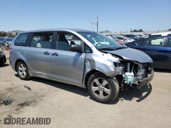 2012 Toyota Sienna with VIN 5TDZK3DC5CS200137, listed as a Copart auction lot 59992945 with 90,183 mi miles and Salvage title. Bid and sale history available at DreamBid. Image 4.