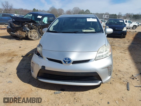 2013 Toyota Prius One with VIN JTDKN3DU9D5687061, listed as a IAAI auction lot 41662170 with 184,524 mi miles. Bid and sale history available at carsss.com. Image 12.