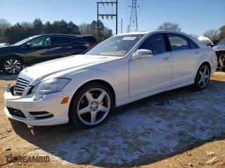 2013 Mercedes-Benz S-Class S 550 with VIN WDDNG7DB5DA499311, listed as a Copart auction lot 41912565 with 77,942 mi miles and Salvage Title. Bid and sale history available at carsss.com. Image 1.