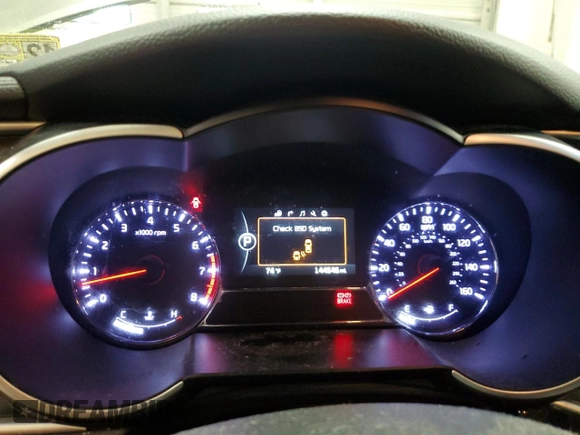 2015 Kia Optima SX with VIN 5XXGR4A73FG372561, listed as a Copart auction lot 59552575 with 144,546 mi miles and Salvage title. Bid and sale history available at DreamBid. Image 9.