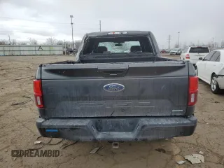 2020 Ford F-150 XL with VIN 1FTEW1E41LFB46351, listed as a Copart auction lot 52606835 with 62,158 mi miles and Salvage title. Bid and sale history available at DreamBid. Image 6.