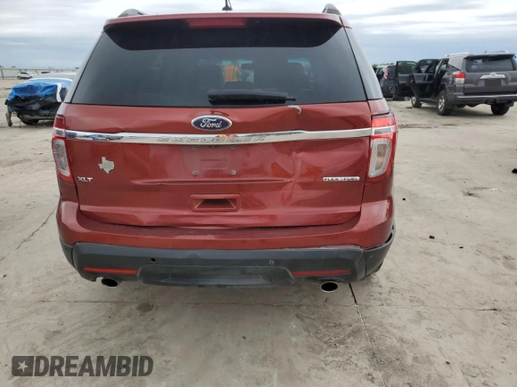 2014 Ford Explorer XLT with VIN 1FM5K7D8XEGA54182, listed as a Copart auction lot 55339475 with 211,975 mi miles and Salvage Title. Bid and sale history available at carsss.com. Image 6.