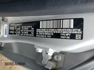 2021 FIAT 500X Trekking with VIN ZFBNF3B19MP944178, listed as a Copart auction lot 67234424 with 37,033 mi miles and Salvage title. Bid and sale history available at DreamBid. Image 12.