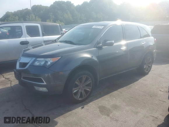 2010 Acura MDX Advance with VIN 2HNYD2H57AH501137, listed as a Copart auction lot 65633124 with 172,483 mi miles and Clean Title. Bid and sale history available at DreamBid. Image 1.