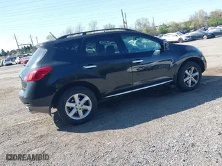 2009 Nissan Murano SL with VIN JN8AZ18W99W151524, listed as a IAAI auction lot 42074264 with 160,160 mi miles. Bid and sale history available at carsss.com. Image 4.