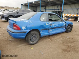 1996 Dodge Neon Highline with VIN 1B3ES42C2TD641681, listed as a Copart auction lot 81106334 with 97,657 mi miles and Salvage Title. Bid and sale history available at carsss.com. Image 3.