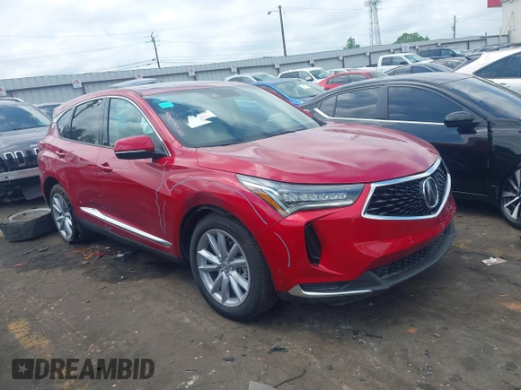 2024 Acura RDX with VIN 5J8TC2H37RL033766, listed as a IAAI auction lot 42119617 with 5,461 mi miles and . Bid and sale history available at DreamBid. Image 1.