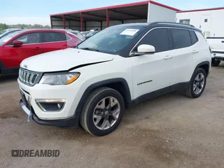 2019 Jeep Compass Limited z VIN 3C4NJDCB7KT678838, wystawiony jako IAAI lot #42193400 z przebiegiem 88 385 mil mil oraz . Historia ofert i sprzedaży dostępna na DreamBid. Obrazek 2.