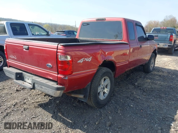 2004 Ford Ranger XL Fleet with VIN 1FTZR15E64TA13167, listed as a IAAI auction lot 42090757 with 172,247 mi miles. Bid and sale history available at carsss.com. Image 4.