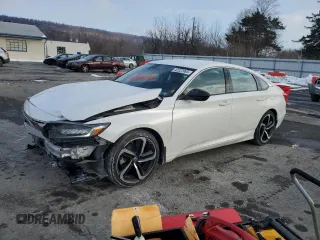 2022 Honda Accord Sedan Sport SE with VIN 1HGCV1F43NA012872, listed as a Copart auction lot 42322965 with 41,617 mi miles and Salvage Title. Bid and sale history available at carsss.com. Image 1.
