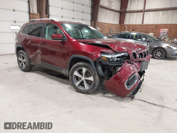 2019 Jeep Cherokee Limited z VIN 1C4PJMDX3KD352981, wystawiony jako IAAI lot #42505194 z przebiegiem 88 863 mil mil oraz . Historia ofert i sprzedaży dostępna na DreamBid. Obrazek 1.
