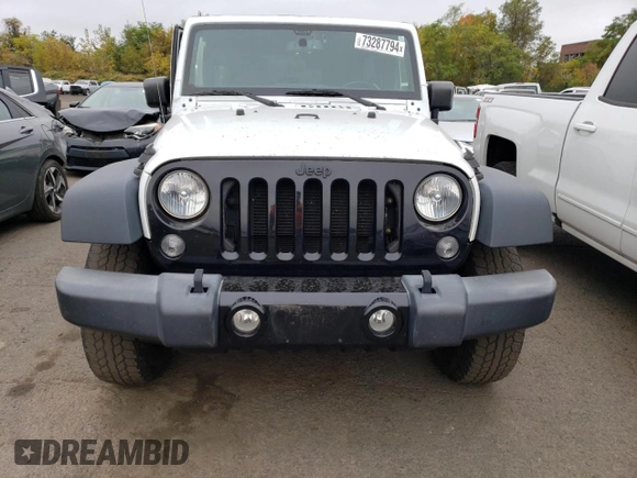 2018 Jeep Wrangler JK Unlimited Sport S with VIN 1C4BJWDG9JL825714, listed as a Copart auction lot 73287794 with 103,643 mi miles and Salvage Title. Bid and sale history available at carsss.com. Image 5.