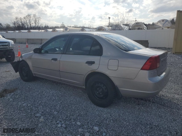 2001 Honda Civic LX with VIN 1HGES16531L053513, listed as a Copart auction lot 50295345 with 237914 miles and Salvage Title. Bid and sale history available at carsss.com. Image 2.